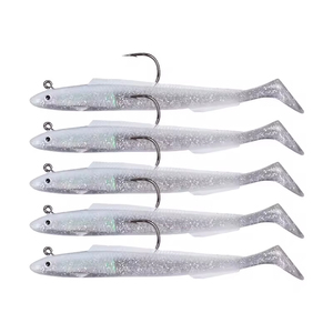 Leurre souple de pêche 12,5 cm 15g en ABS pour brochet, carpe, anguille, sandeel, avec tête de jig en plomb, pour rivière et lac - Product Image 1