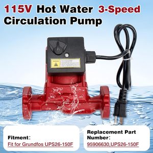 ปั๊มน้ำร้อนหมุนเวียน Yitrust 115V 1/3 แรงม้า 3 ระดับความเร็ว  วัสดุเหล็กหล่อ รุ่น UPS26-150F ใช้แทน Grundfos - Product Image 1