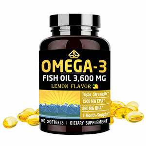 Aceite de Pescado Natural de Aguas Profundas OEM, Rico en Omega-3, EPH y DHA, para la Salud Cerebral y Cardiovascular, Cápsulas de Gel Suave con Sabor a Limón para Adultos - Product Image 5