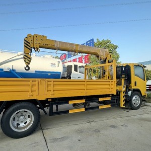 รถเครนติดรถบรรทุกอีซูซุจีน 4-6 ตัน 4x2 รถเครนขนาดเล็ก 5 ตัน สำหรับขาย - Product Image 2