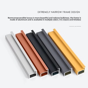 Usine <span class=keywords><strong>Miroir</strong></span> <span class=keywords><strong>Portes</strong></span> coulissantes Armoire Système <span class=keywords><strong>de</strong></span> <span class=keywords><strong>portes</strong></span> coulissantes Tiroirs Meubles Design Armoire en verre Armoire - Product Image 2