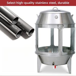 Asador a Gas Visible para Cocinar, 80cm 90cm, Comercial, de Acero Inoxidable de Grado Alimenticio, para Asar Pato, Ganso, <span class=keywords><strong>Cordero</strong></span> - Product Image 6