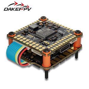 DAKEFPV Betaflight F722 55A-80A 8S/12S BLheli ESC Stacks 4-en-1 avec capteur baromètre, contrôleur de vol métallique prenant en charge le GPS et la caméra FPV - Product Image 2