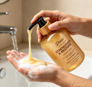 Shampooing Nourrissant et Fortifiant au Beurre de Karité Naturel, Menthe et Aloès, <span class=keywords><strong>Sans</strong></span> Sulfate, Compatible Couleurs, Huile de Ricin pour Cheveux Bouclés, Marque Blanche - Product Image 6