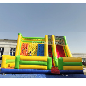 Centro de Entrenamiento Público, Muro de Escalada Inflable, Castillo Hinchable con Tobogán <span class=keywords><strong>para</strong></span> Niños y <span class=keywords><strong>Adultos</strong></span>, Casa de Brinco, Trampolín - Product Image 2