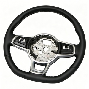 Volante de Cuero Directamente de Fábrica para Volkswagen VW <span class=keywords><strong>Golf</strong></span> Mark <span class=keywords><strong>8</strong></span> R MK8 GTI 8R GTD GTE R8 TSI - Product Image 3