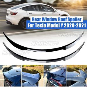 Rear <b>Window</b> Roof Spoiler Sun Rain Shade <b>Vent</b> Visor Lip for Tesla Model Y 2020-2021 Rear Trunk Lip Wing Spoiler Car Accessories - Product Image 1