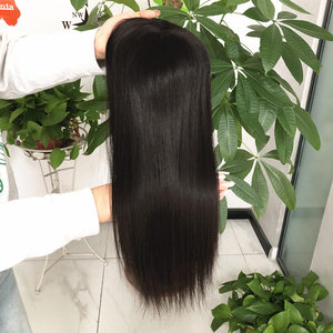 Topper de Cabello para Red de Pesca, Hecho a Mano, 100% Cabello Humano, Calidad Superior, Topper Lujoso de 16 Pulgadas, Estilo de Cabello Negro Marrón Oscuro - Product Image 3