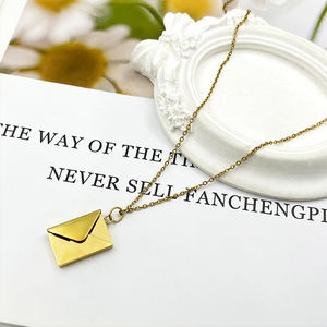 Fatingna ювелирные изделия новый дизайн мини-пара любовная книга медальон ожерелье открытый закрытый водонепроницаемый из нержавеющей стали модные эмоции - Product Image 6