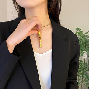 Auspicious Guanyin Buddha Tassel Necklace Zinc Alloy Women's Fashion Sweater Chain Gift Yiwu Origin - Product Image 1