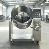 Elektrische olie-kookmixer, thermische olieverwarmingskookketel, industriële voedselmengkoker, elektrische olie-kookmixer