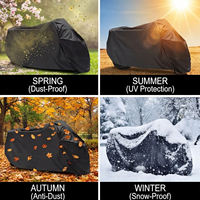 Housse de moto pour toutes les saisons, imperméable, anti-poussière, anti-UV, tissu pour toutes les saisons, personnalisation possible