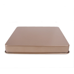 Moule à gâteau carré 28 cm antiadhésif en acier au carbone doré pour gâteau roulé, gâteau de lune, biscuits - Product Image 5