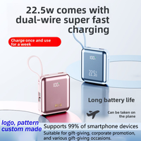 Banco de Energía Portátil OEM/ODM de 10000 mAh con Carga Rápida de 20 W, Entrada/Salida Tipo C, Carga Inalámbrica, Pantalla LED, Batería de Litio-Polímero