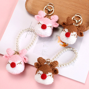 Llavero de Ganchillo Personalizado, Hecho a Mano, de Lana, con Diseño de Animal de Peluche, Amigurumi, Adorno para Llaves - Product Image 4
