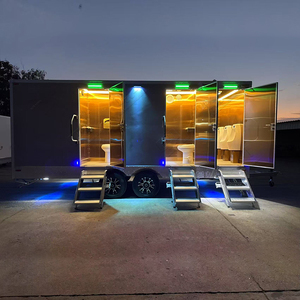 Toilettes portables sur remorque, accessibles aux fauteuils roulants, pour les mariages, les locations et l'utilisation en extérieur, durables et écologiques - Product Image 1