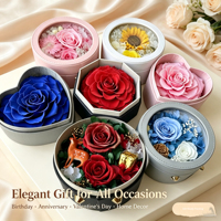 Boîte Cadeau de Roses Éternelles Faite à la Main, Longue Durée (3-5 Ans) – Idéale pour Maman, Petite Amie, Fête des Mères, Remise de Diplôme, Saint-Valentin, Nouvel An, Thanksgiving