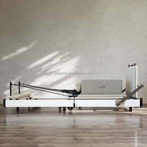 Mesin Pilates Reformer Lipat Kayu Maple yang Tahan Lama untuk Latihan - Product Image 1