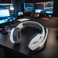 Casque de jeu filaire stéréo circum-auriculaire 3,5 mm pour PS4/PS5, PC et téléphone