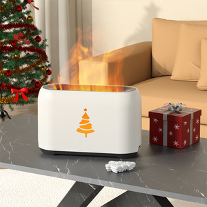 2025 nueva llegada difusor de Aroma de llama de fuego humidificador de aire de llama portátil con luz nocturna para regalo de Navidad - Product Image 2