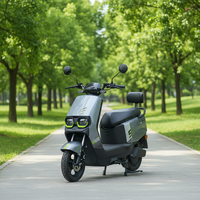 Motocicleta Eléctrica Ligera Directo de Fábrica, Scooter Eléctrico con Batería de 60V para Desplazamientos de Corta Distancia