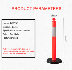Delineatori in Plastica Stabilizzati ai Raggi UV per Delineazione <span class=keywords><strong>di</strong></span> Curve Stradali e Corsie - Product Image 3