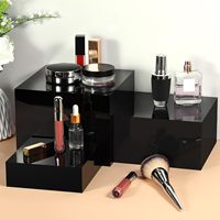 Rehausseurs de buffet en acrylique, boîtes en acrylique pour l'affichage, présentoirs en cube, présentoirs en acrylique carrés, base de présentation en cube