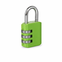 Cadenas à combinaison à 3 chiffres en alliage de zinc étanche de la marque SAMHOO, avec logo, couleur et taille personnalisés, antivol