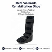 Botte de marche haute OEM, directement de l'usine, avec doublure amovible et lavable, pour traumatismes des tissus mous, entorses de la cheville, fractures et récupération post-chirurgicale