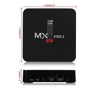 MX Pro Mxpro TV Box Android 7 OS Amlogic S905w, allwinner H3 Rockchip RK3229 Rk3228a Quad Core 1G 2G Ram 8G 16 GB ROM - Product Image 3