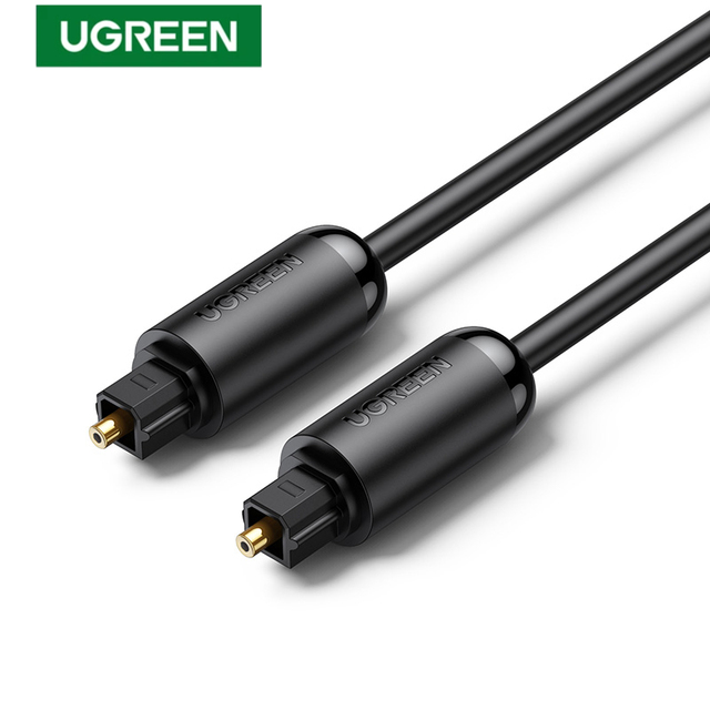 UGREEN 24K Gold Plated Digital Optical Audio Cable TOSLINK Male to Male Cord
