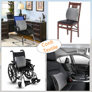 Almohada Lumbar Ergonómica de Espuma Viscoelástica, Soporte <span class=keywords><strong>para</strong></span> el Dolor de Espalda, Cojín <span class=keywords><strong>para</strong></span> Asiento de Coche o Silla de Oficina, Alivio del Dolor Lumbar - Product Image 5