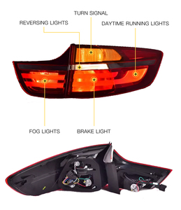 Mj cho BMW X6 E71 2008 2014 đèn hậu nâng cấp phía sau đèn LED mới đèn báo rẽ đèn hậu Phụ Kiện Xe Hơi đèn đuôi - Product Image 6