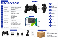GPD 706W Ergonomische 2.4G draadloze gamecontroller voor /PC360/Steam/Smart TV Box Android