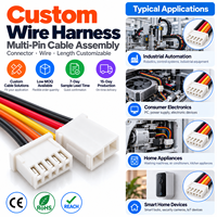 Câble de raccordement multipin 1 à 40 broches avec connecteurs JST PH XH GH ZH SH Molex Dupont pour l'automatisation