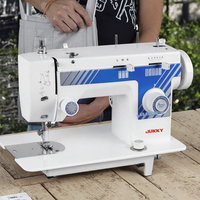 Machine à coudre domestique multifonction JUKKY 307 pour usage domestique, nouvelle machine à coudre pour vêtements, en métal avec moteur