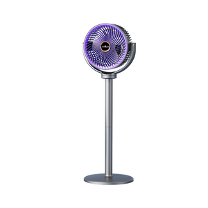 Low Noise Rechargeable Battery Operated Outdoor & Home Use Dual-Purpose Oscillating <b>Standing</b> Floor <b>Fan</b> With Adjustable Height Me - Product Image 2
