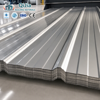 Tôle d'acier ondulée prépeinte recyclable, faible MOQ, livraison rapide, tôle de toiture en acier coloré, isolation, découpe en usine