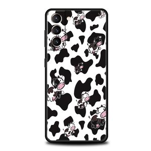 Coque de téléphone motif vache noire blanche pour Samsung Galaxy S24 S23 S22 S20 Ultra <span class=keywords><strong>S21</strong></span> <span class=keywords><strong>FE</strong></span> 5G S10 S9 Plus S10E housse en Silicone souple - Product Image 5
