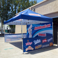 Prix de gros, conception personnalisée, gazebo pliable commercial de 40 mm, tente à auvent 3x4,5 m pour salon professionnel