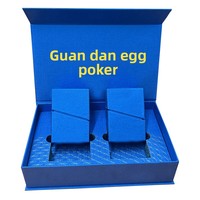 Boîte cadeau personnalisée pour cartes à jouer en papier, forme rectangulaire, cadeau promotionnel, cartes à jouer personnalisées bon marché