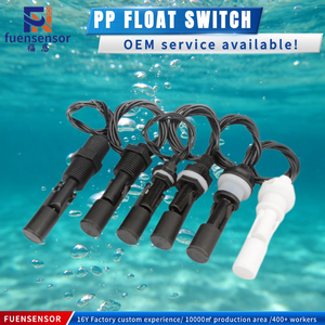 Interrupteur à flotteur PP à angle droit, capteur de niveau d'eau horizontal à montage latéral, interrupteur à flotteur pour réservoir et piscine - Product Image 2