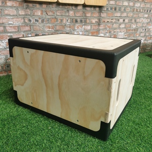 Boîtes de Plyo de bord mou d'équipement de gymnastique professionnel en bois de nouveau Style pour sauter des boîtes de Plyo d'équipement de forme physique d'entraînement - Product Image 1