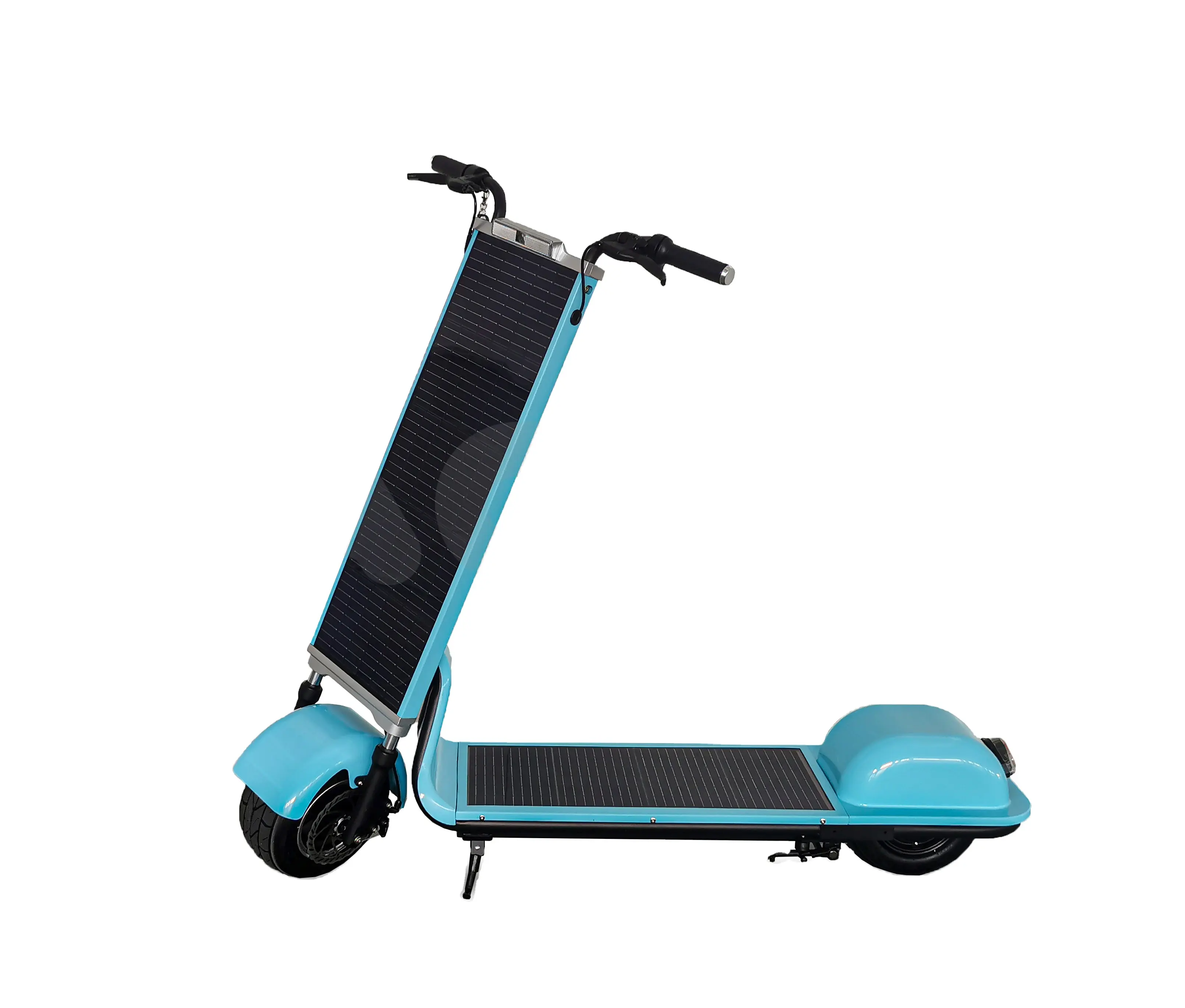 Scooter eléctrico inteligente con energía solar-Scooter solar eléctrico de transporte respetuoso con el medio ambiente en AliExpress