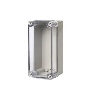plastic waterproof box Switch Box Plastic Enclosure Outdoor AG Series Transparent Grey Waterproof Electrical Junction Box