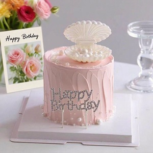 Creative <strong>Personalized</strong> Pearl White Pearlescent Electroplated Large Shell Wedding Candy Box Lucky Draw <strong>Gift</strong> Box for Welcome <strong>Gifts</strong> - Product Image 4