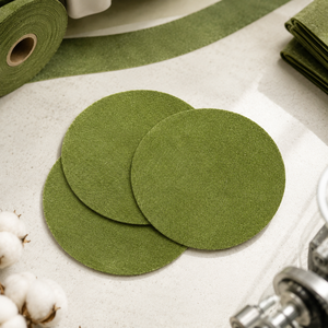 Y592 Lingette sèche en coton de fibres végétales biodégradables, apaisante et antibactérienne, à base de fibres d'algues vertes naturelles, pour soins des peaux sensibles - Product Image 4