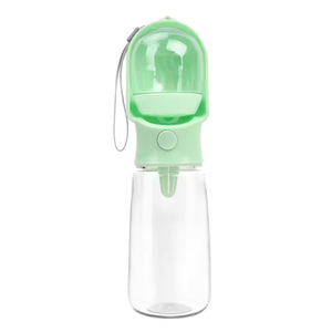 Portable <strong>Dog</strong> Water Bottle with Bowl Attached Leak-Proof <strong>Dog</strong> Water Bottle Dispenser Durable Lightweight Travel Size Hiking Walk - Product Image 6