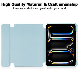 Clavier sans fil détachable de protection, accessoires pour tablette en TPU, pour <span class=keywords><strong>iPad</strong></span> Pro 11 pouces 2024, étui transparent <span class=keywords><strong>rotatif</strong></span> à 360 degrés - Product Image 4