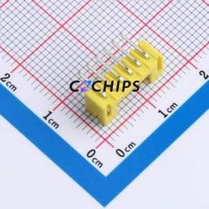 XY-PH2.0-6A21-YT Wire-to-Board Pin Header Bent Lead Through Hole,P=2mm Connector 1x6P 2mm Right Angle Insert PH - Product Image 2